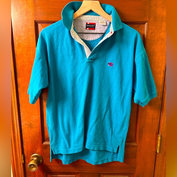 Bugle Boy Other - VTG 90s Unisex Bright Blue Polo shirt by Bugle Boy. Size M.Gently worn condition
